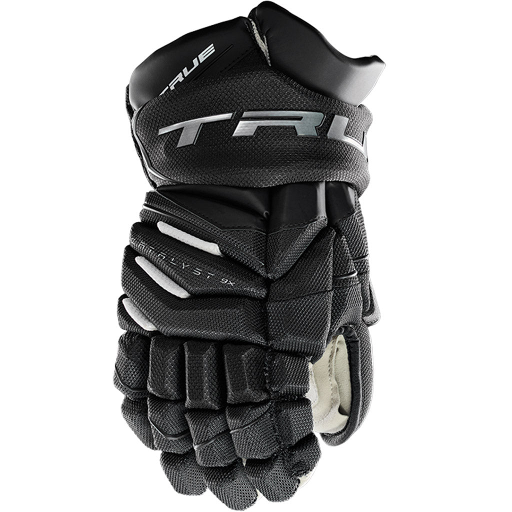 TRUE Catalyst 9X Junior Ice Hockey Gloves - Youth Hockey Gloves for Boys & Girls - Protective Gear for Ice Skating, Stick Handling & Game Play