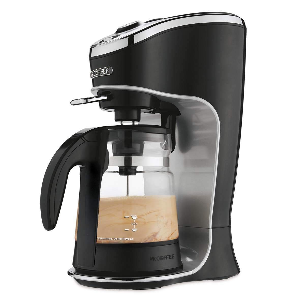 Mr. Coffee Cafe Latte Maker - 12 Cup Automatic Espresso and Cappuccino Machine with Milk Frother, Perfect for Home, Office, and Coffee Shops