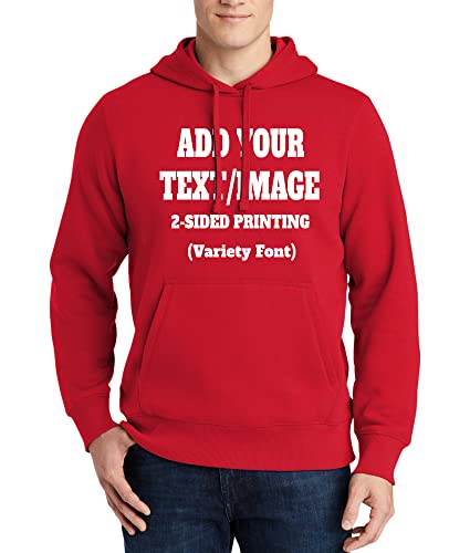 Red-tst254 Tall Pullover Hoodie