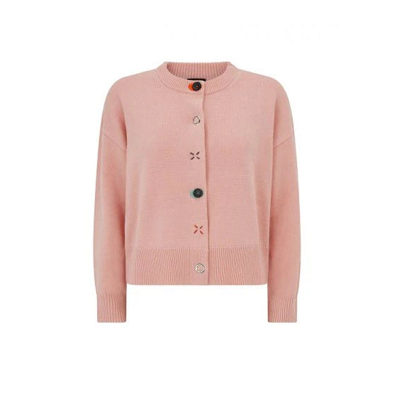 Cozy Knitted Wool Cardigan with Multiple Buttons - Women's Winter Warm Pullover for Casual Outfits & Office Wear