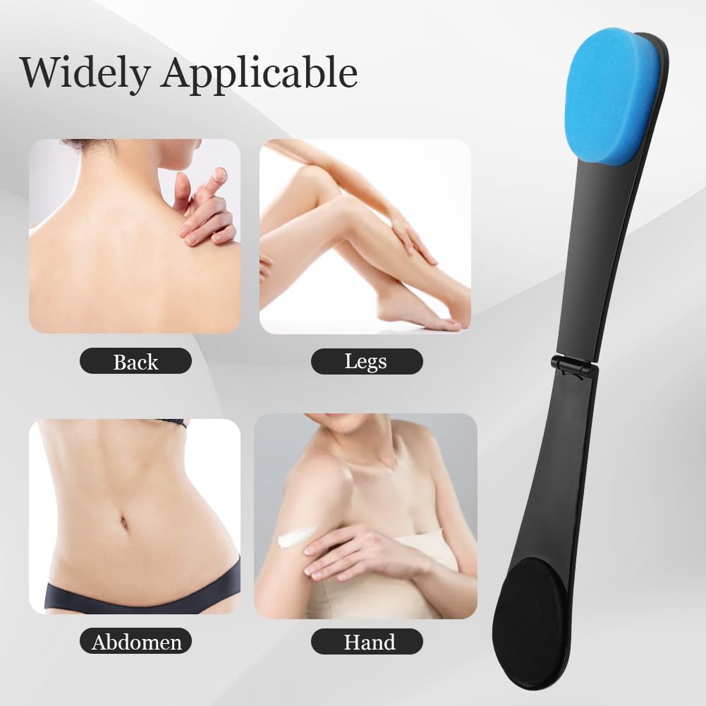 LOPHE Reusable Self Tanning Back Applicator - Tanning Lotion & Mousse Applicator Tool for Even Tan Application | Perfect for Hard-to-Reach Areas & Full-Body Tanning at Home