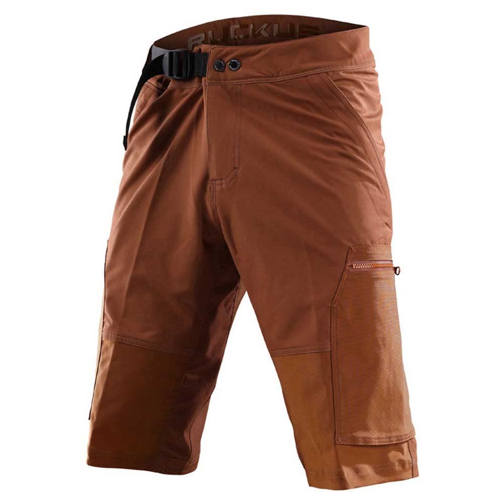 Troy Lee Designs Ruckus Cargo Mono Dark Canvas Shorts - Durable & Stylish Men's Cargo Shorts for Mountain Biking, Hiking & Outdoor Adventures