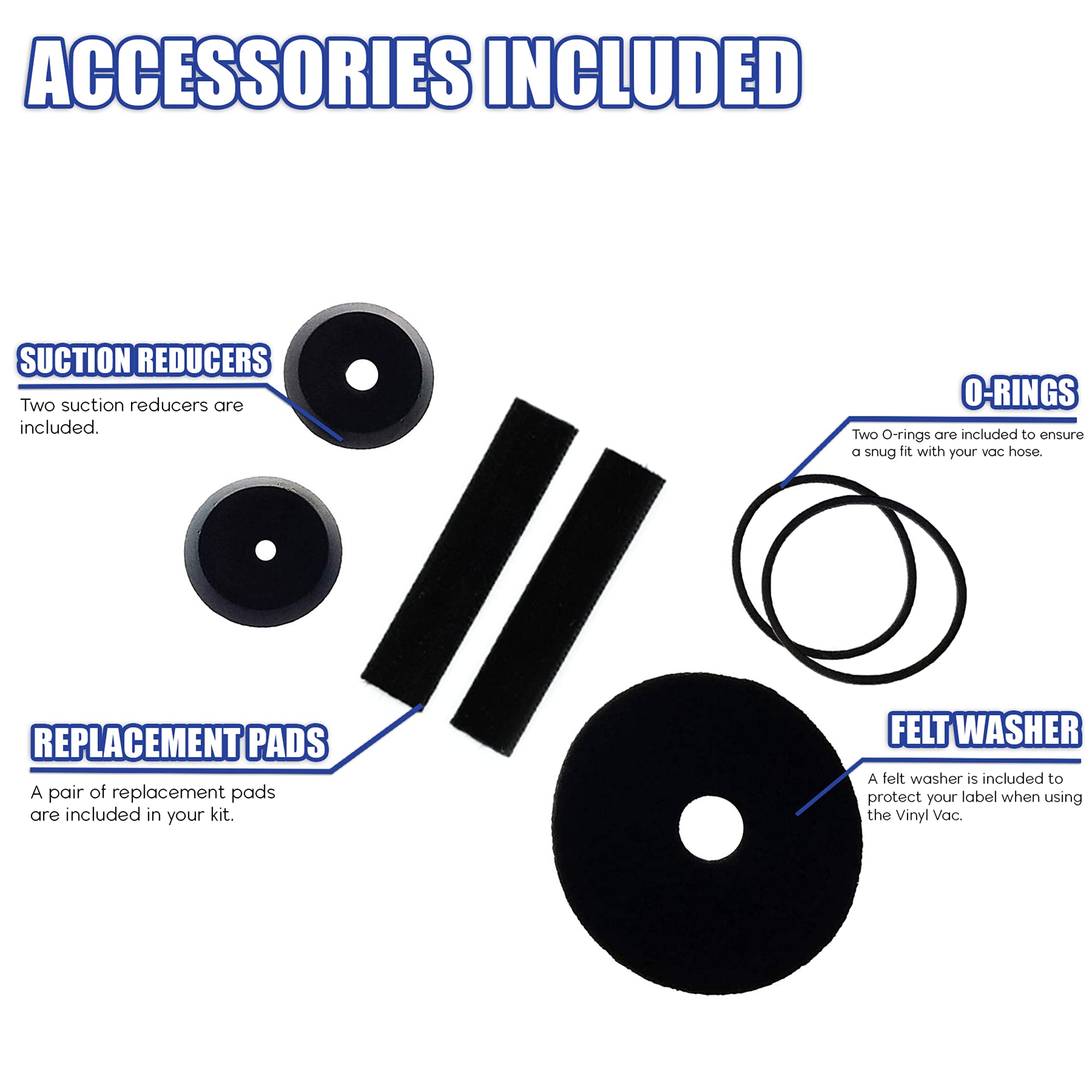 45 RPM Record Cleaning Kit with Vinyl Vac & Concentrate Cleaner (1 oz) - Alcohol-Free Safe Vinyl Record Cleaner for Wet/Dry Vacuum | Perfect for Vinyl Collectors & Audiophiles to Maintain Pristine Record Quality