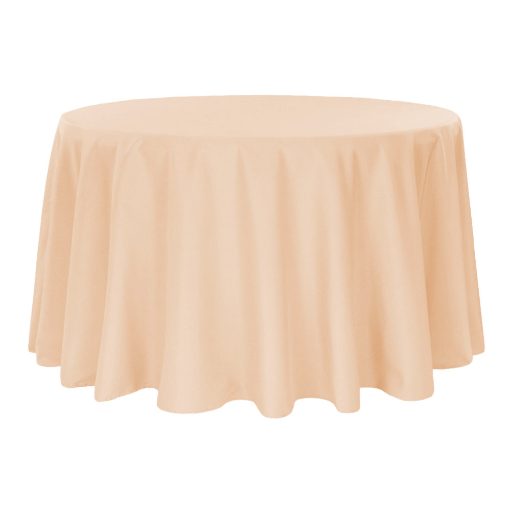 Premium Round Polyester Tablecloth 132