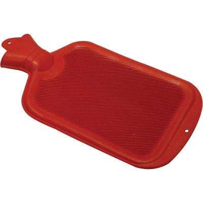Premium 2 Quart Hot Water Bottle - Red (Pack of 12) | Long-Lasting Warmth for Pain Relief, Cold Weather Comfort & Bed Warming | Ideal for Home, Office & Travel Use