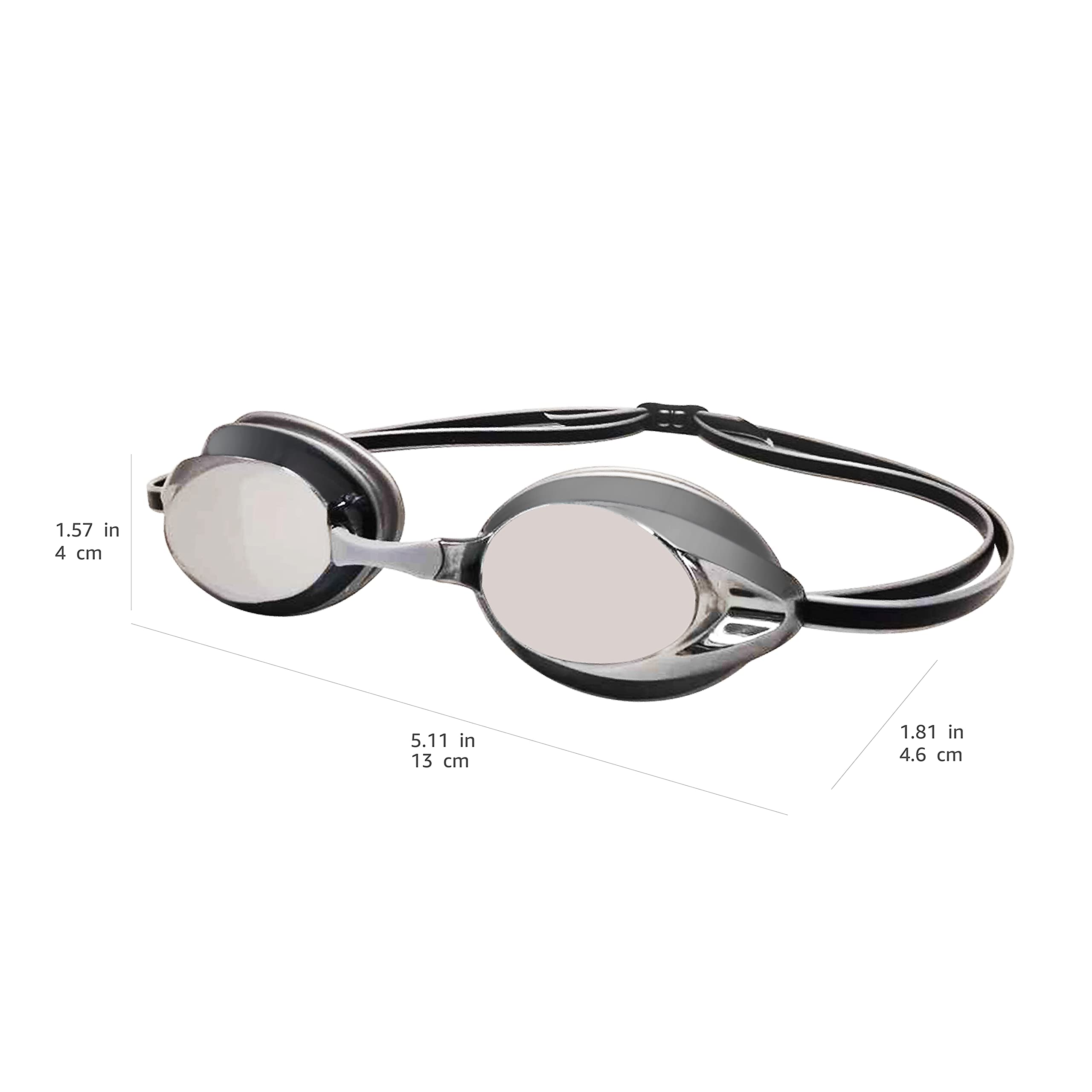 Amazon Basics Unisex Adult Swimming Goggles - Anti-Fog UV Protection Swim Goggles for Men & Women - Perfect for Pool, Beach, and Competitive Swimming