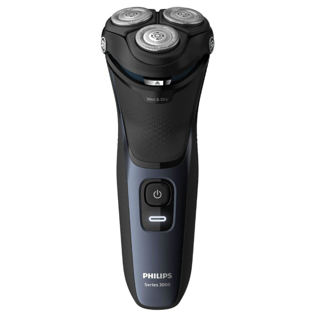 Philips S3134/51 Wet & Dry Electric Shaver for Men - Series 3000 Cordless Razor with Dual Precision Blades - Perfect for Travel, Gym & Daily Shaving Routine