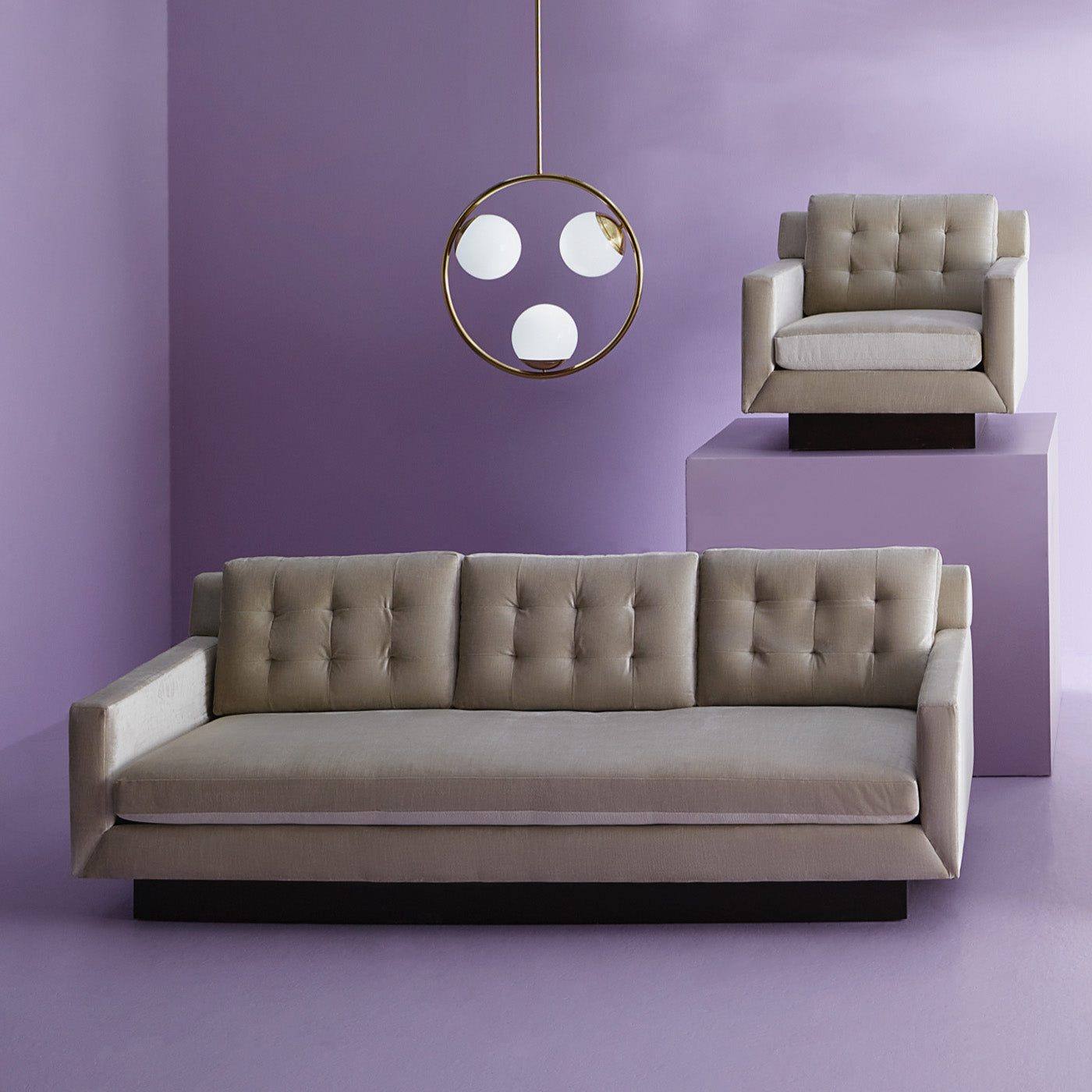 Wright Sofa - Modern Comfortable Living Room Couch for Home, Office & Lounge - Perfect for Relaxing, Entertaining & Decorating Spaces