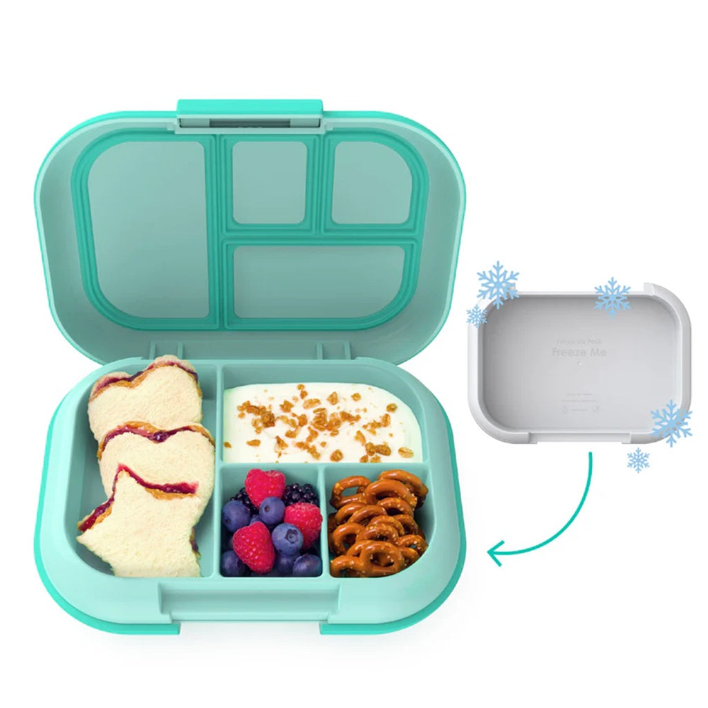 Bentgo Kids Leak-Proof Insulated Bento Lunch Box - Aqua Blue | Perfect for School, Picnics & Travel | Durable & Spacious Meal Container for Children