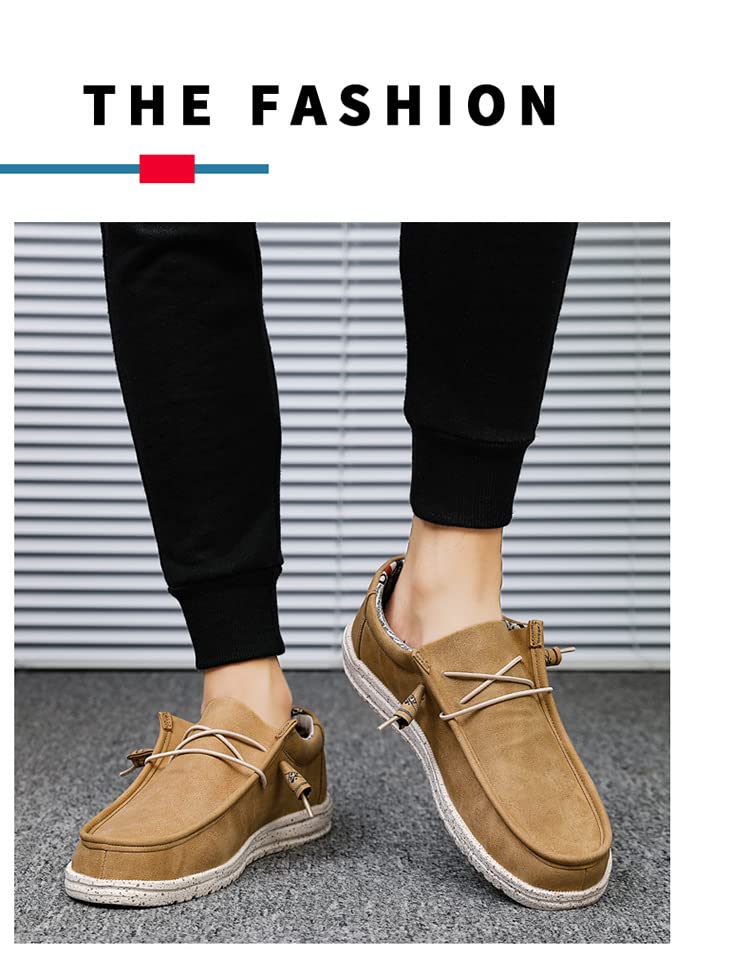 **Breathable Canvas Casual Shoes for Men - Summer Sports & Board Shoes - Large Size Comfortable Sneakers for Walking, Running & Outdoor Activities**