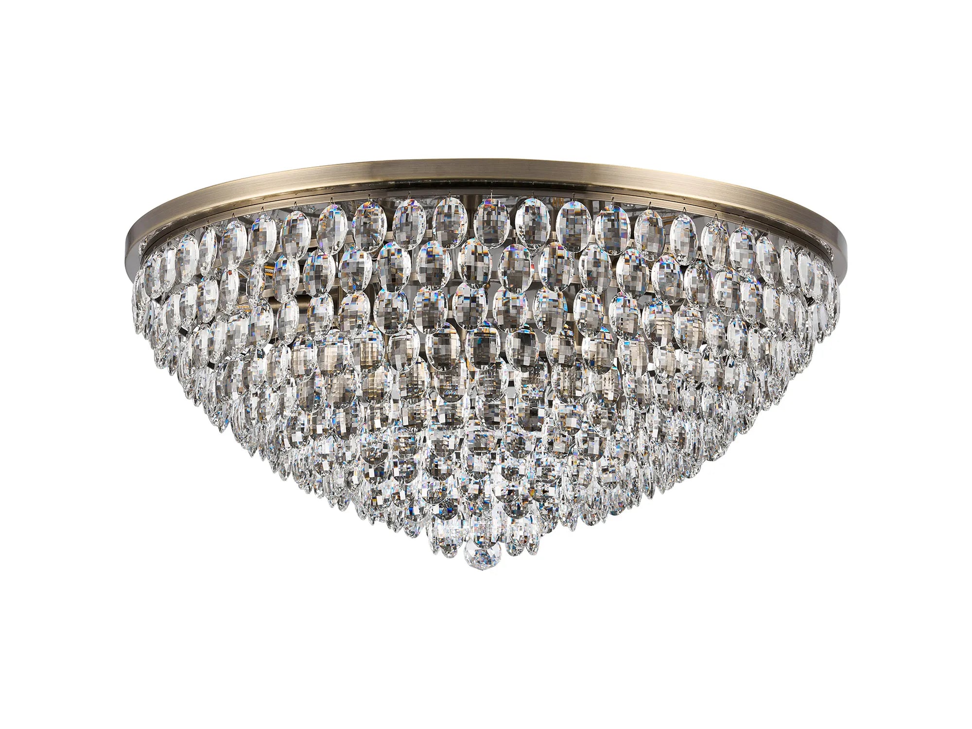Consten Flush Ceiling Light Fixture with E14 Socket - Perfect for Bedroom, Hallway & Small Space Lighting