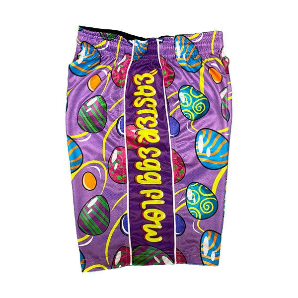Boys' Easter Egg Floral Print Shorts - Cute Spring & Summer Outfits for Kids, Playdates, and Holiday Celebrations