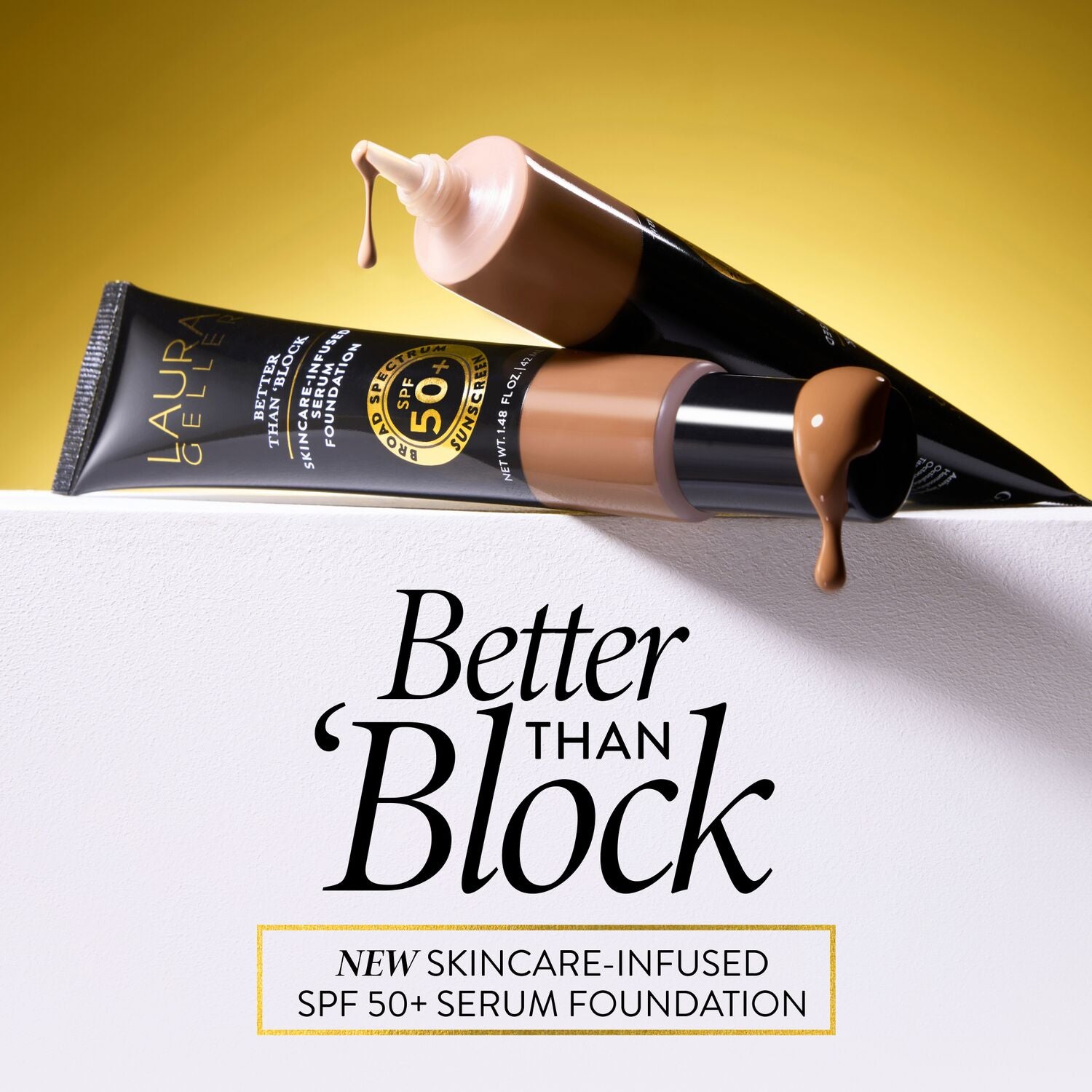 Block Skincare Infused Serum Foundation with SPF 50+ | Full Coverage, Hydrating & Sun Protection | Perfect for Daily Wear & Outdoor Activities