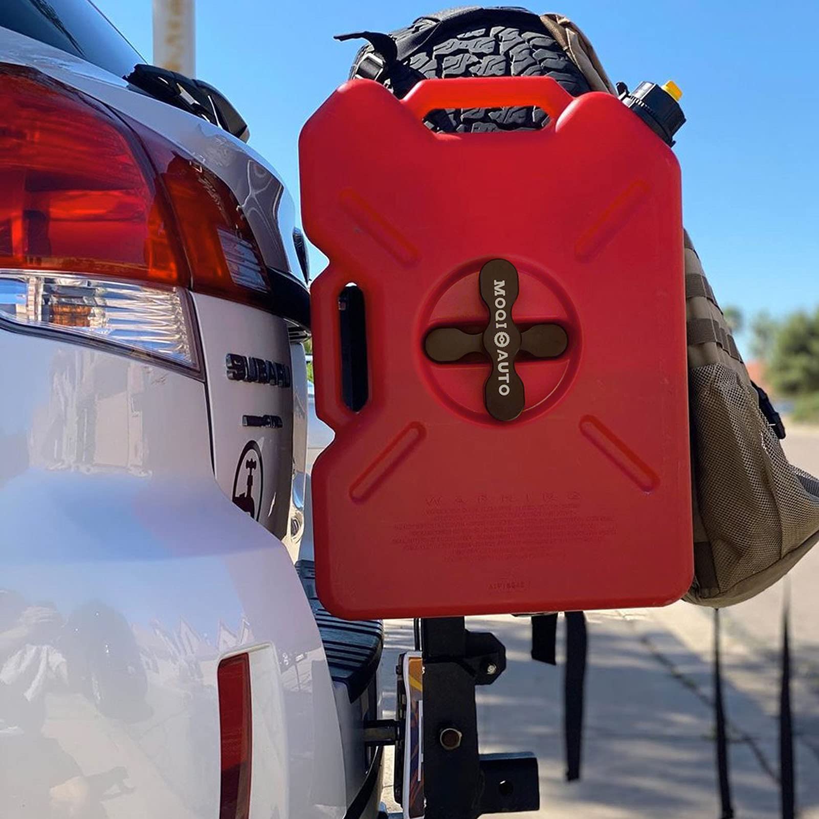 RX-PM Pack Mount - Universal Cargo Rack for Gasoline & Water Canisters with Secure Locking System | Perfect for Off-Road Adventures, Camping, and Emergency Preparedness