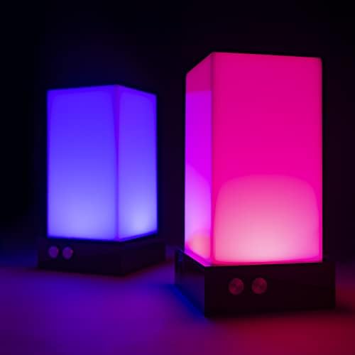 ZOCI VOCI Telepathy® Friendship Lamp Set of 6 - Long Distance Touch Lamps for Couples & Friends, No Subscription Needed, Crystal Design Home Decor - Perfect for Birthday Gifts, Anniversary Presents & Long Distance Relationships