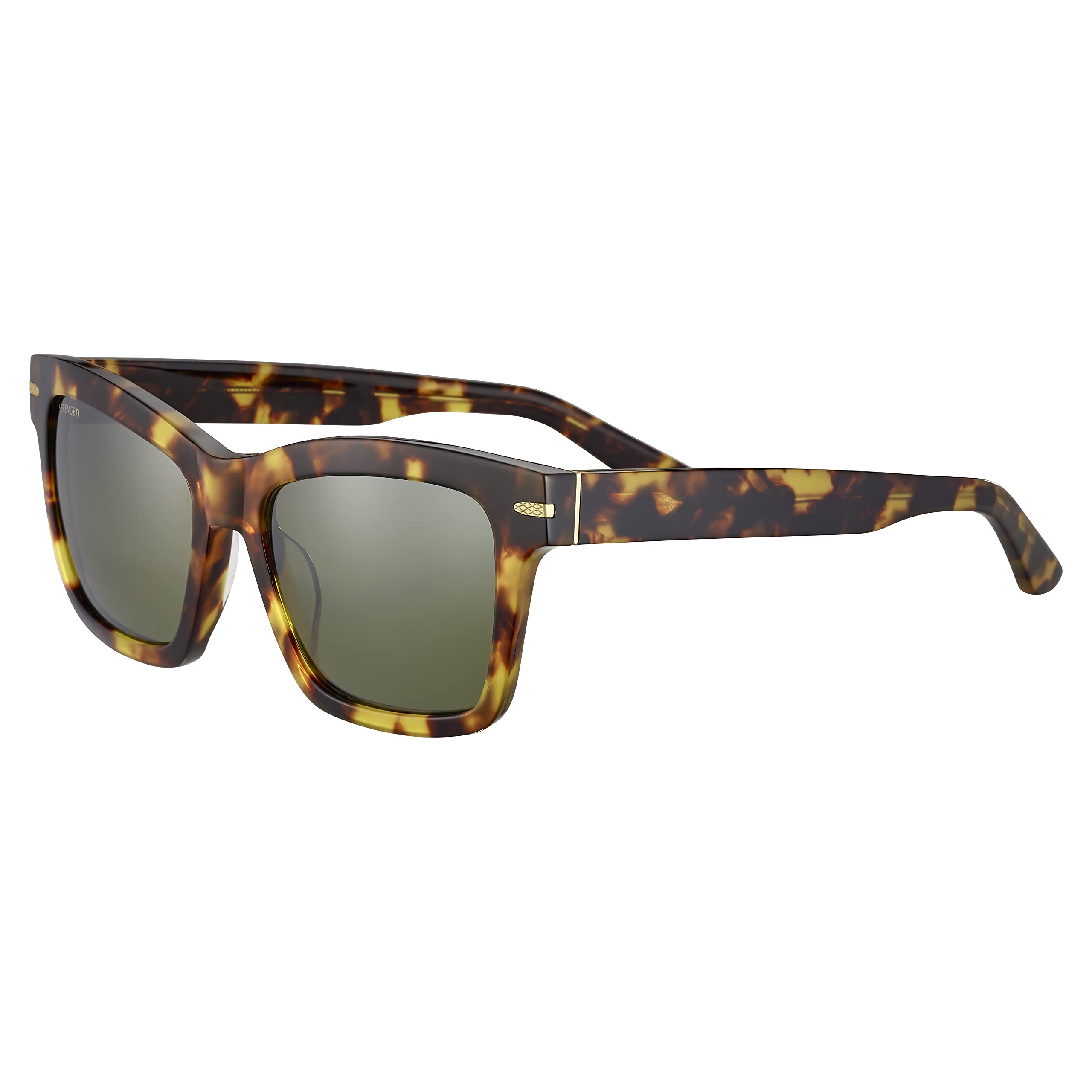 Serengeti Women's Winona Square Sunglasses - Polarized UV Protection Fashion Shades for Outdoor Activities, Driving & Beach Vacations