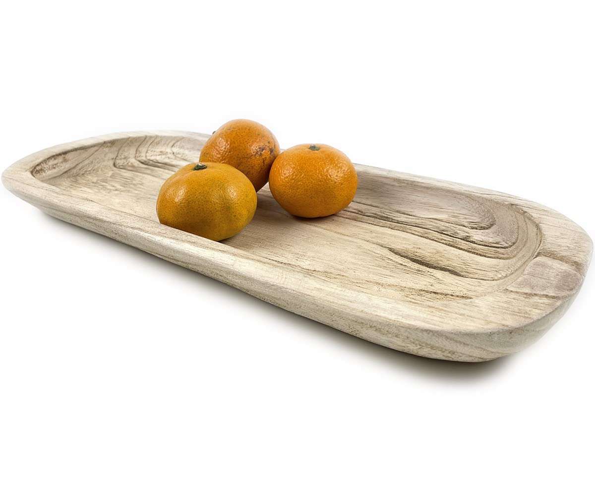 Handmade Wooden Serving Tray - 16.2