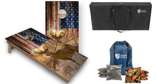 Deer/American Flag