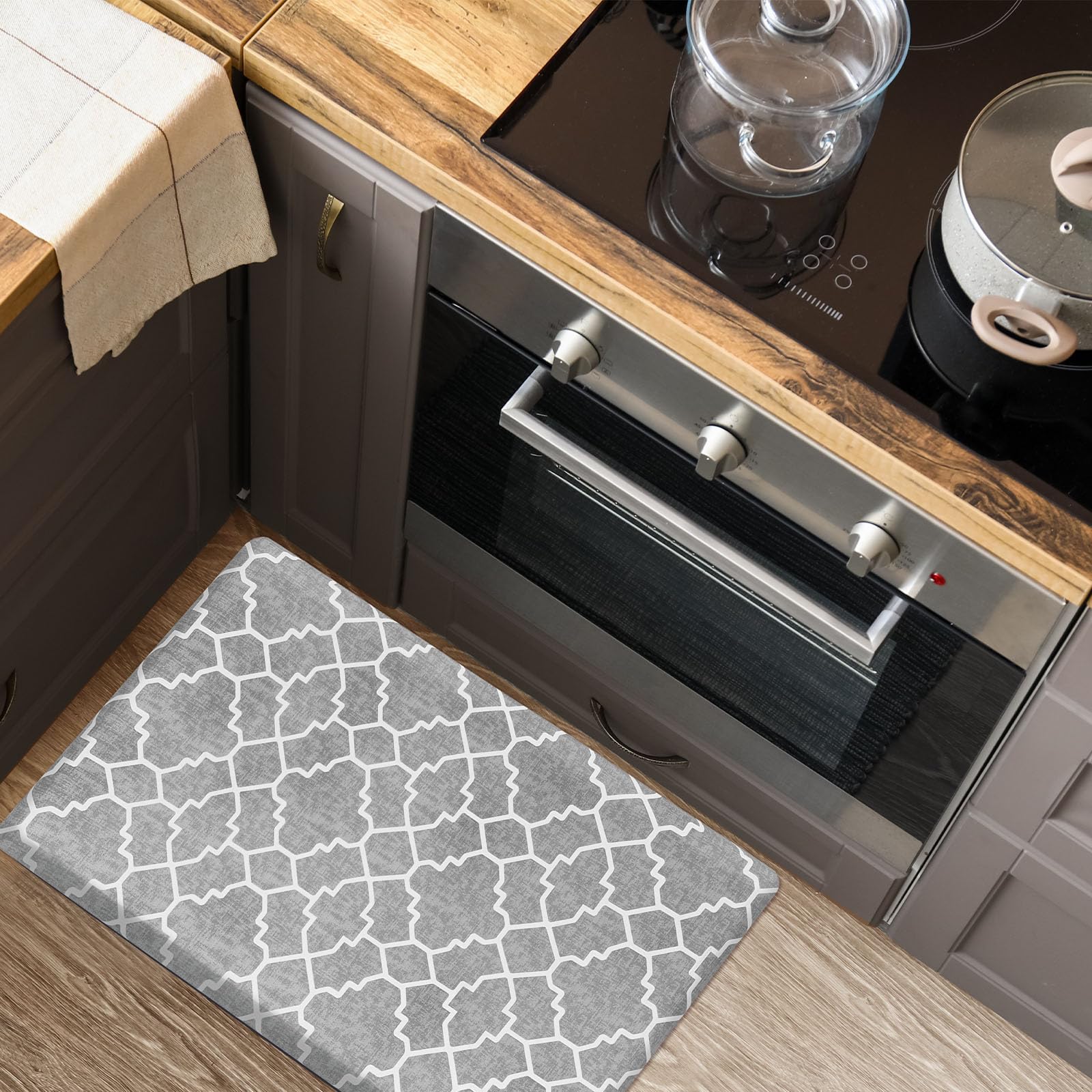 **FRESHMINT Trellis Kitchen Mat - 0.47