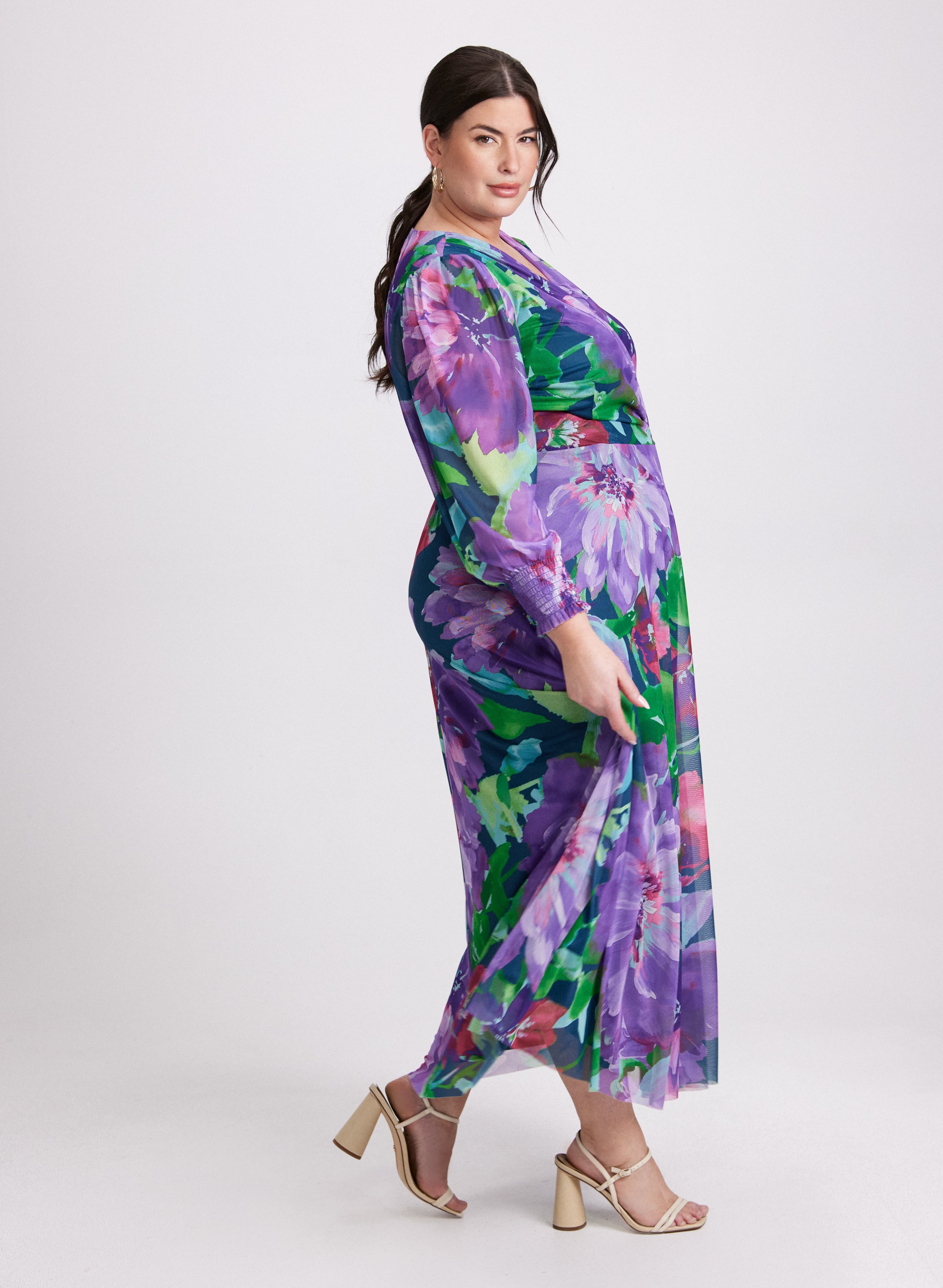 Floral Maxi Dress for Women - Summer Boho Flowy Long Dress with Pockets - Perfect for Beach, Vacation, and Casual Outings
