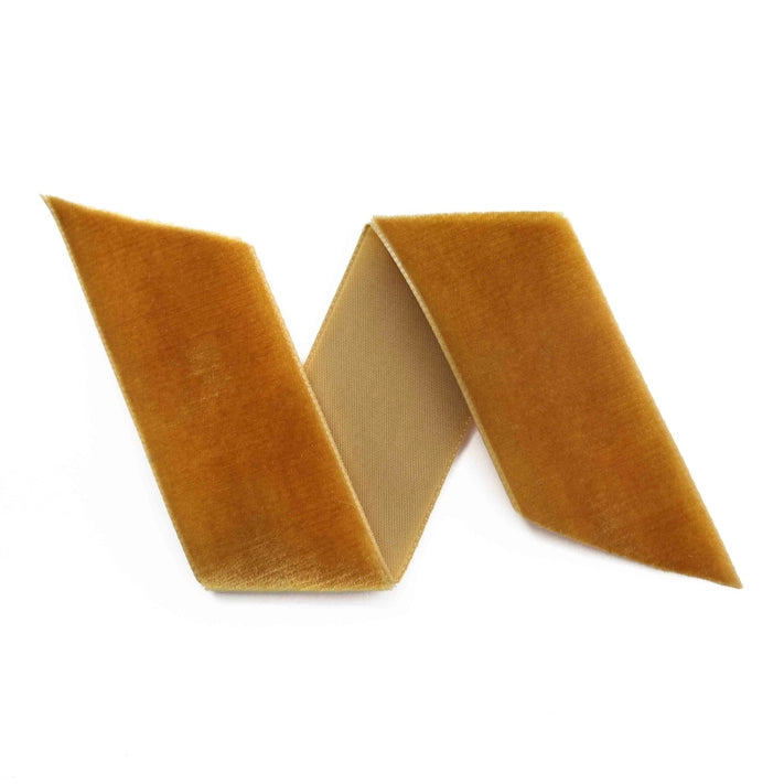 Premium Copper Swiss Velvet Ribbon - 1/2 Inch Wide Luxury Craft Ribbon for Gift Wrapping, Wedding Decorations & DIY Projects