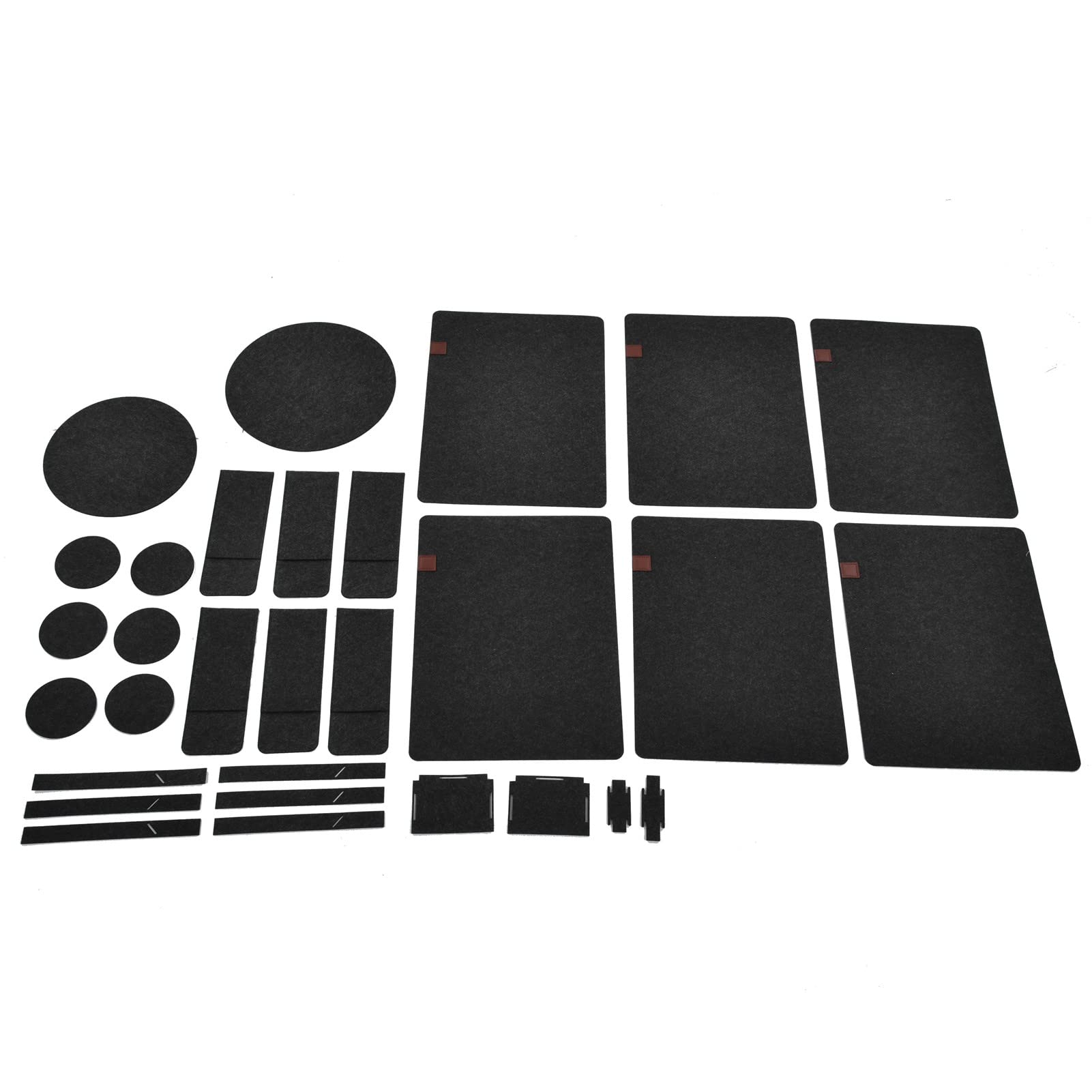 27-Piece Washable Felt Placemat Set - Anti-Scratch & Insulated Table Mats for Dining Room, Kitchen, Hotel - Perfect for Home Decor, Party Settings & Daily Use