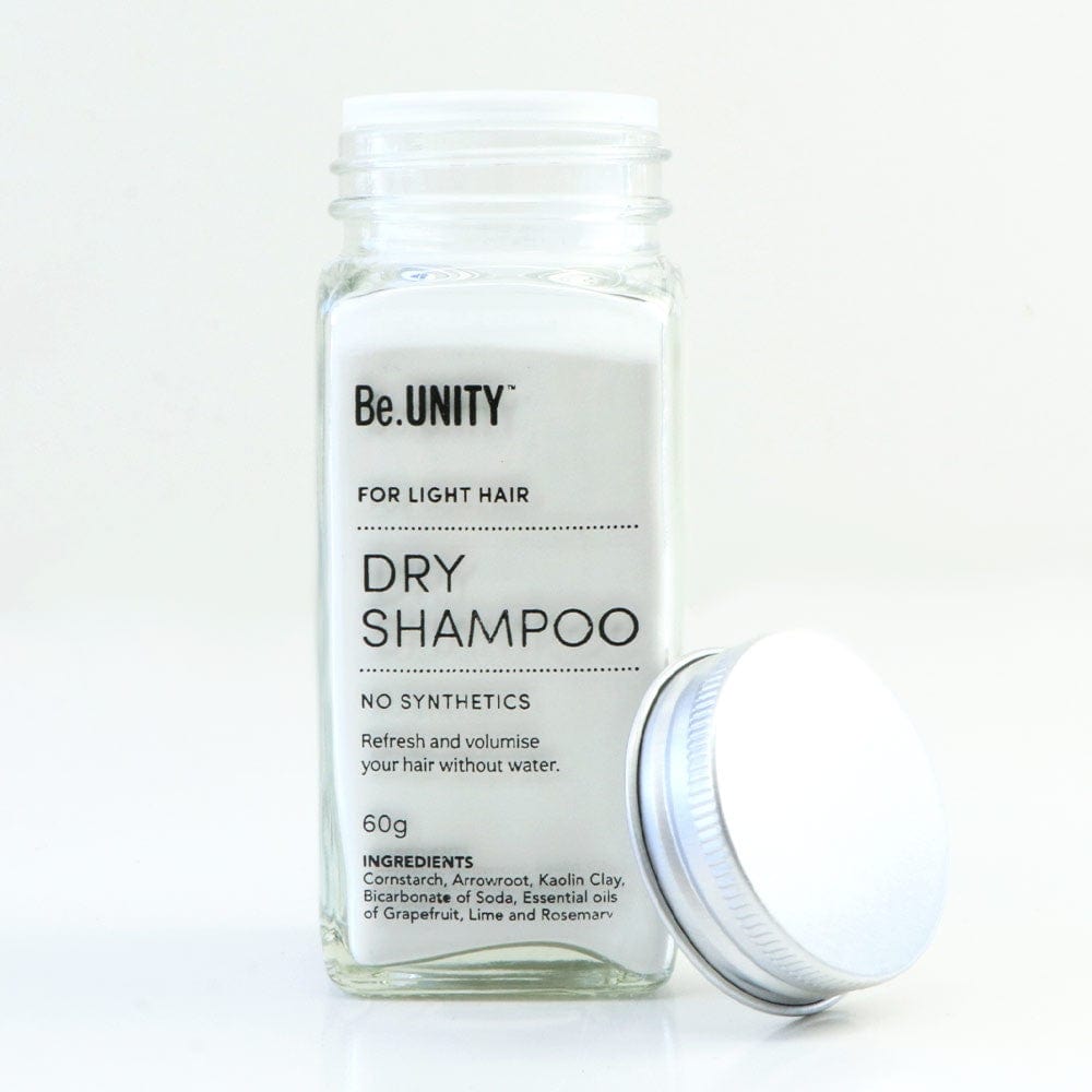 Biome Be.UNITY Dry Shampoo Powder with Shaker - Light Scent for Oily Hair & Volume Boost | Quick Hair Refresh for Travel, Gym & Busy Mornings