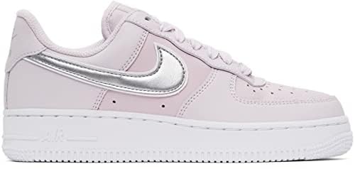 Nike Women's Air Force 1 '07 Metallic Silver Sneakers - Size 9 | Casual & Athletic Shoes for Women | Perfect for Streetwear, Gym & Everyday Wear