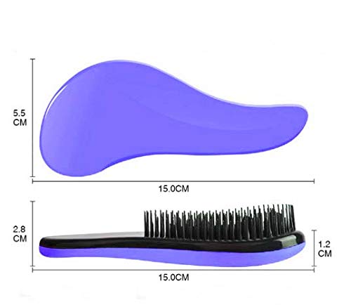 Alexvyan Professional Hair Straightening Brush for Women & Men - Ionic Blow Dry Styling Brush with Pins for Detangling & Smoothing - Perfect for Home & Salon Use