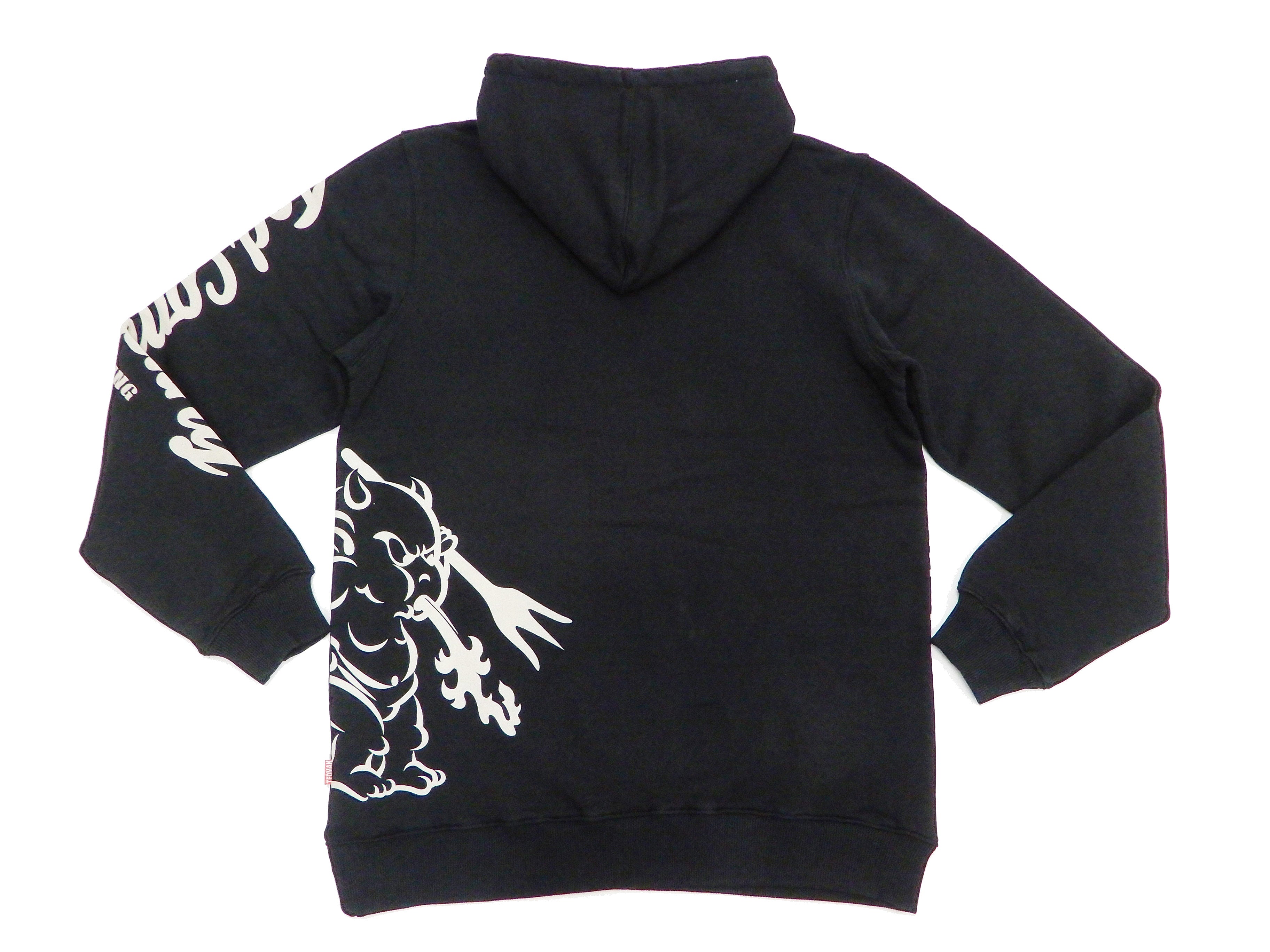 Tedman Men's Lucky Devil Graphic Printed Pullover Hoodie - Soft Cotton Hooded Sweatshirt TDPSP 101 Black - Perfect for Casual Wear, Street Style & Everyday Comfort