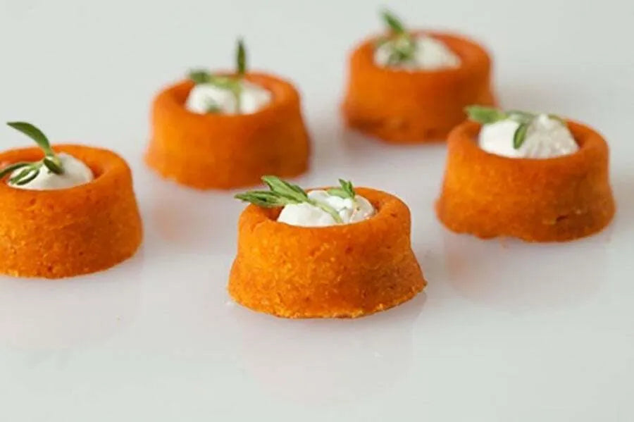 Non-Stick Orange Mini Savarin Cake Mold - 28 Cavities for Perfect Mini Cakes, Donuts & Desserts | Ideal for Baking, Party Treats & Holiday Desserts