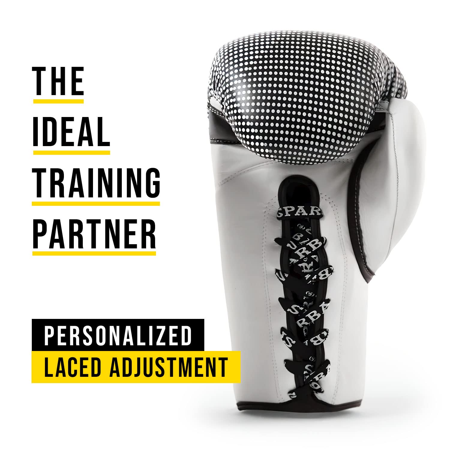 Premium SB1 Laced Boxing Gloves - 100% Genuine Leather Sparring Gloves for Punching Bag Training, Heavy Bag Workouts & MMA - Professional Boxing Equipment with Wrist Support for Kickboxing, Muay Thai, Boxing & Fitness Training (Ideal for Gym, Home Workouts & Martial Arts Practice)