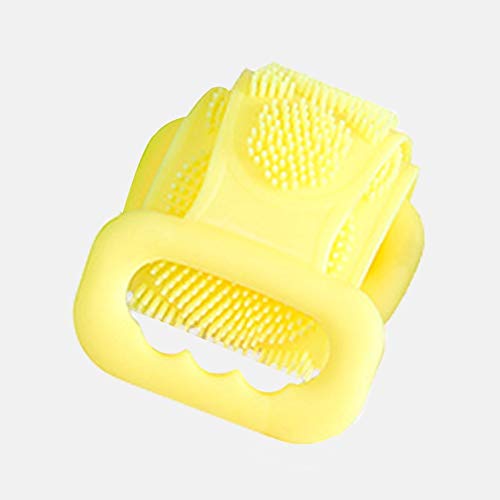 Exfoliating Body Towel - Silicone Scrubber for Deep Skin Cleansing & Back Massage - Magic Bath Towel for Dead Skin Removal - Perfect for Shower & Spa (Color: Blue)