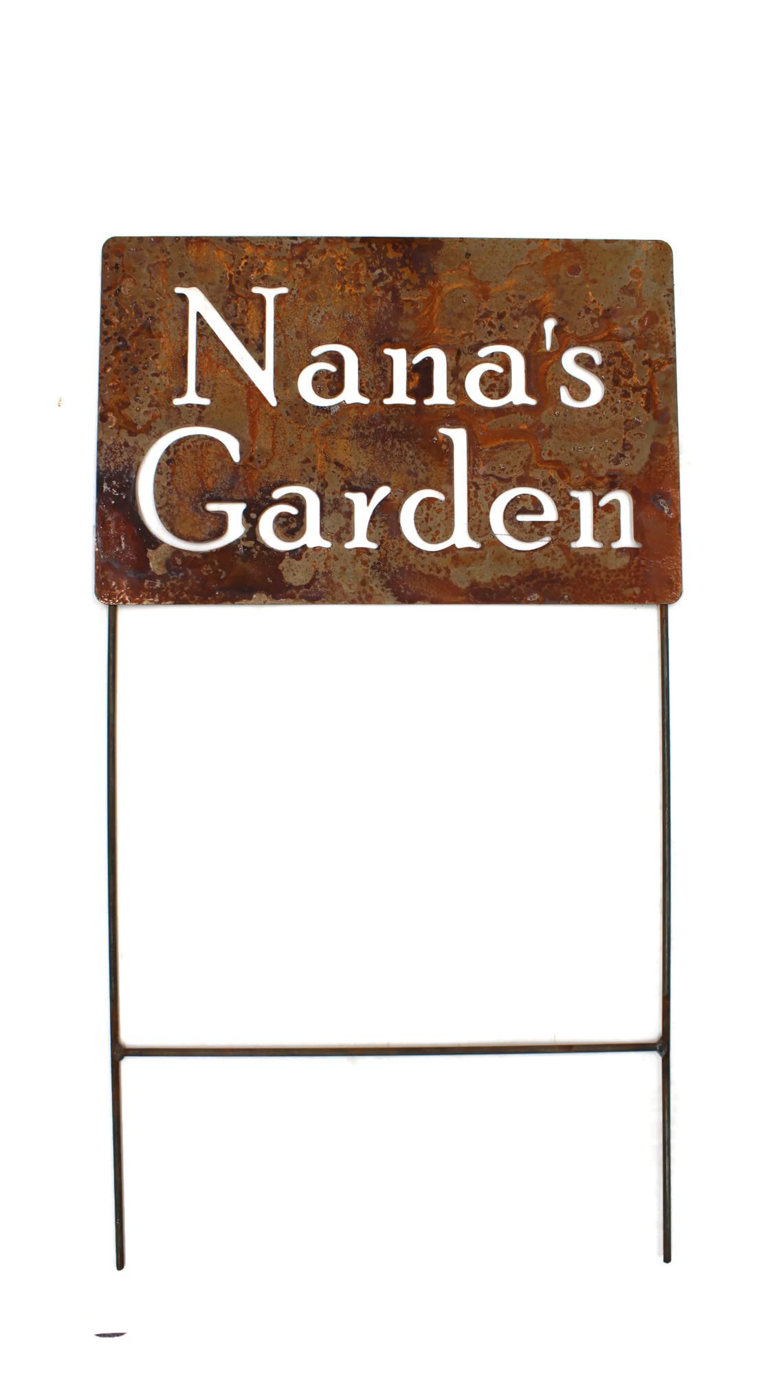Personalized Family Name Garden Stake - 20 to 33 Inches Tall (Nana's Garden, XL 33