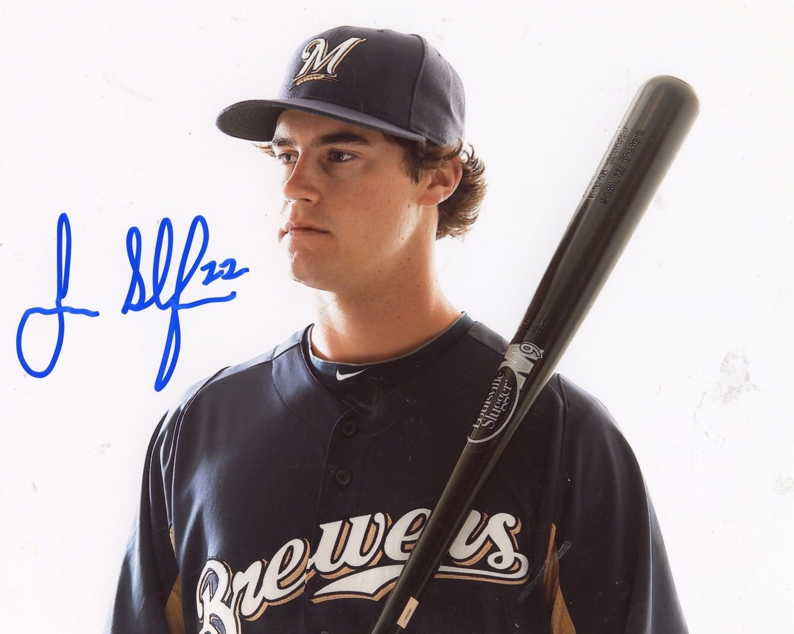 Logan Schafer Milwaukee Brewers Autographed 8x10 Photo - Signed Baseball Memorabilia for Collectors & Fans - Perfect for Sports Decor, Man Cave, or Gift Idea