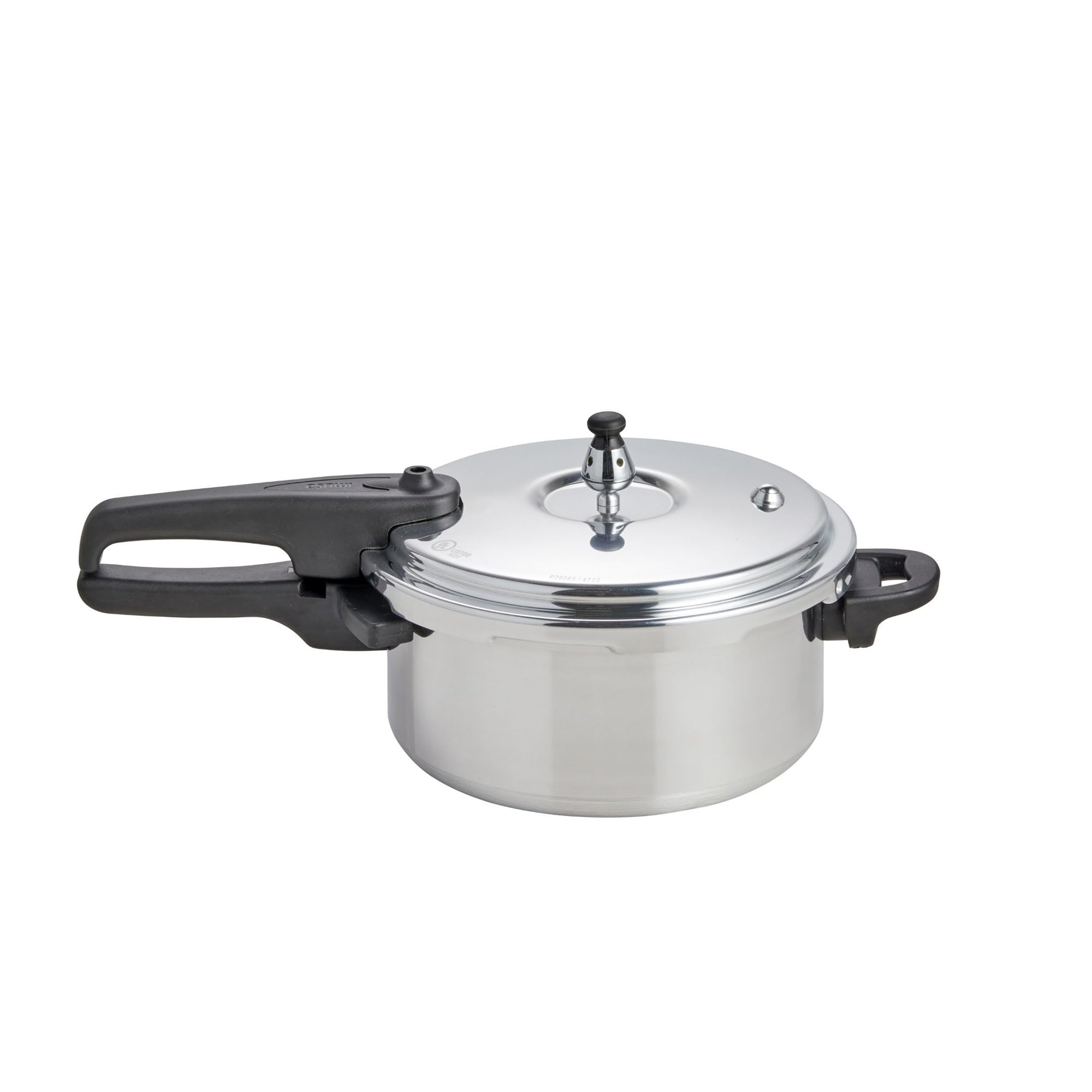 IMUSA 4.2 Quart Aluminum Pressure Cooker with Safety Valves - Stovetop Cookware for Fast, Safe Cooking | Perfect for Soups, Stews & Family Meals
