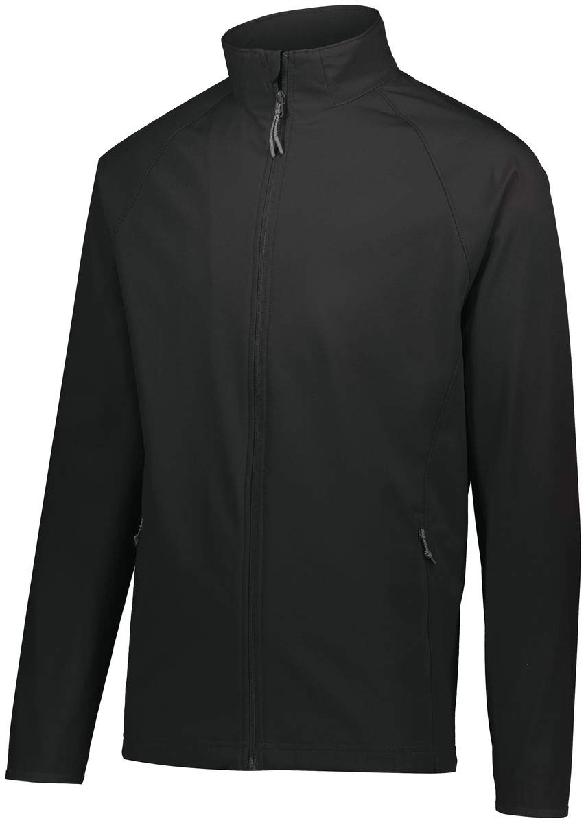 Holloway Sportswear Featherlight Soft Shell Jacket - XS Black - Waterproof Windbreaker for Running, Hiking & Outdoor Activities