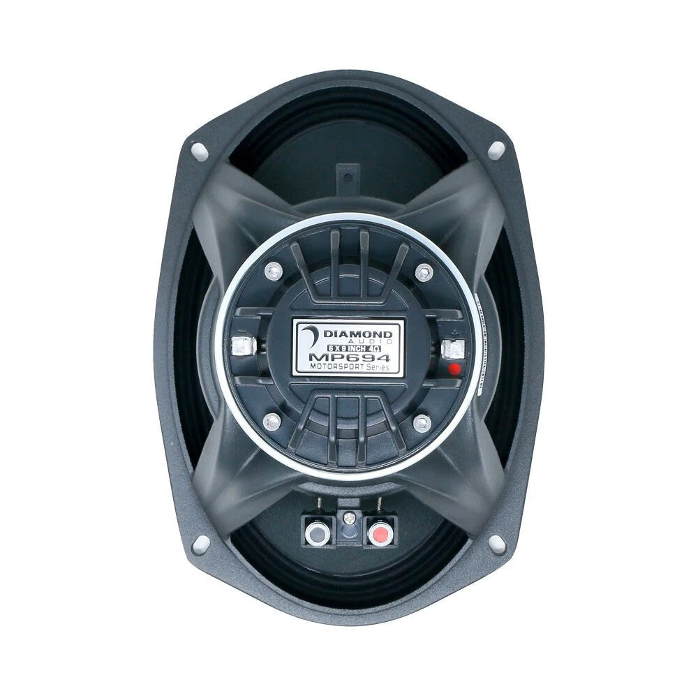 Diamond Audio MP694 300W Peak (150W RMS) 6x9 Motorsport Series Pro Full Range Car Speakers with Compression Horn - Pair (Refurbished) | Premium Sound for Cars, Trucks & SUVs