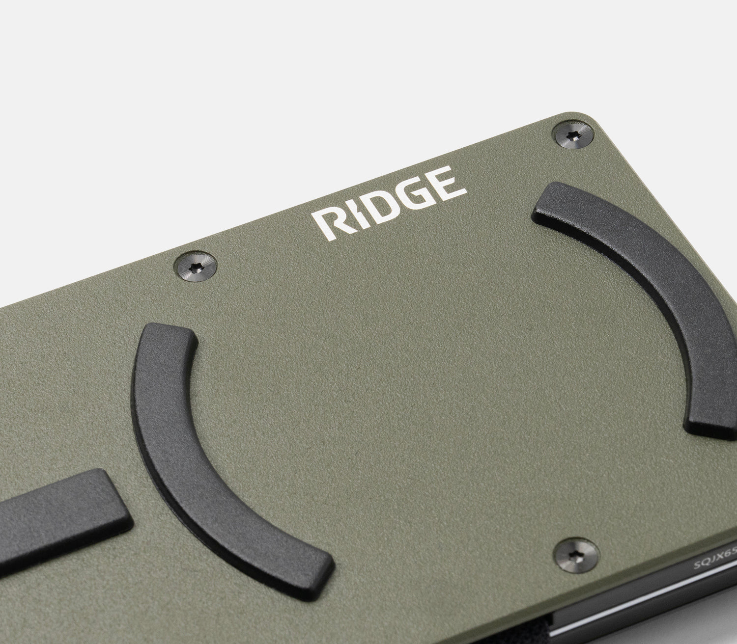 Ridge Wallet For MagSafe - Slim RFID Blocking Minimalist Wallet - Matte Olive Finish - Perfect for Everyday Carry & Travel Accessories