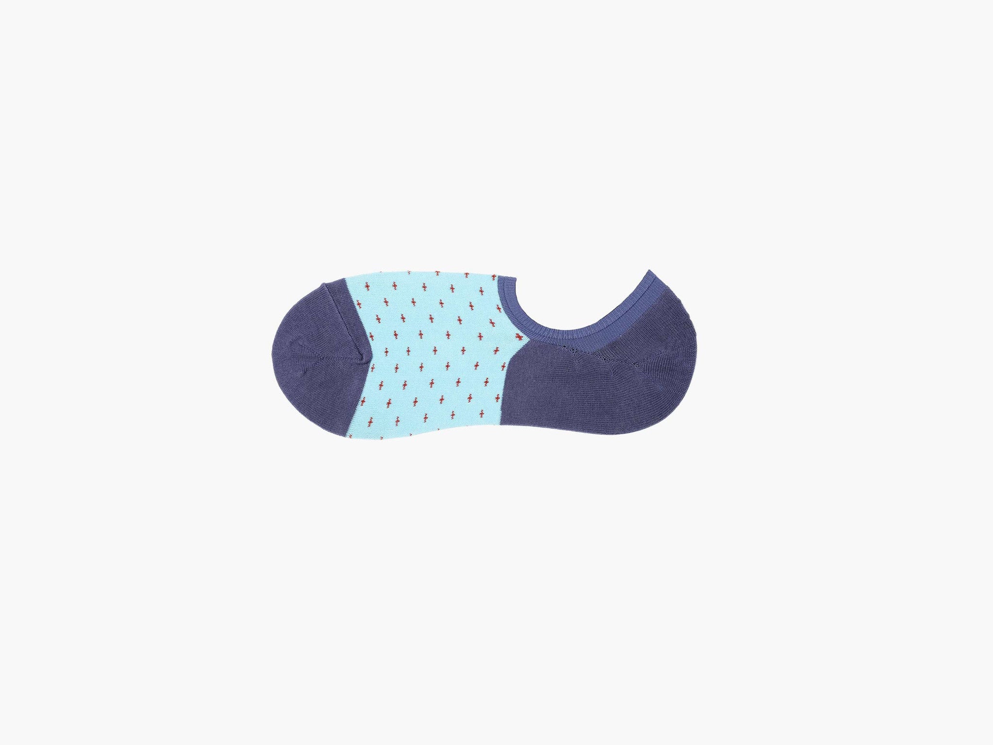 No Show Socks for Men & Women - Invisible Low Cut Liner Socks for Sneakers, Dress Shoes & Loafers - Comfortable & Breathable Blue Socks for Everyday Wear