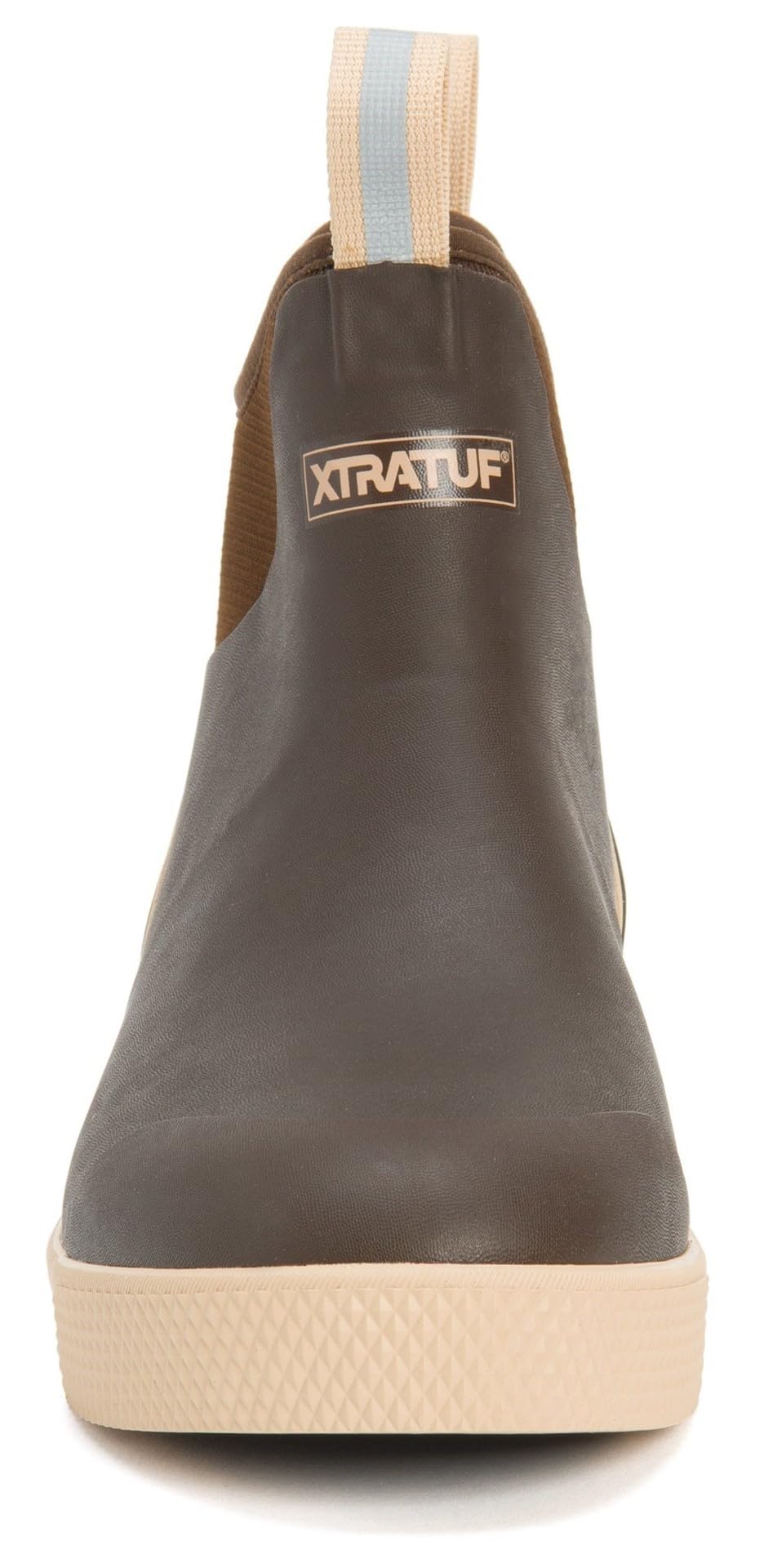 Xtratuf Men's 6 Inch Ankle Deck Boot - Waterproof Work Boots for Fishing, Boating & Outdoor Activities - Non-Slip Rubber Sole for Wet Surfaces