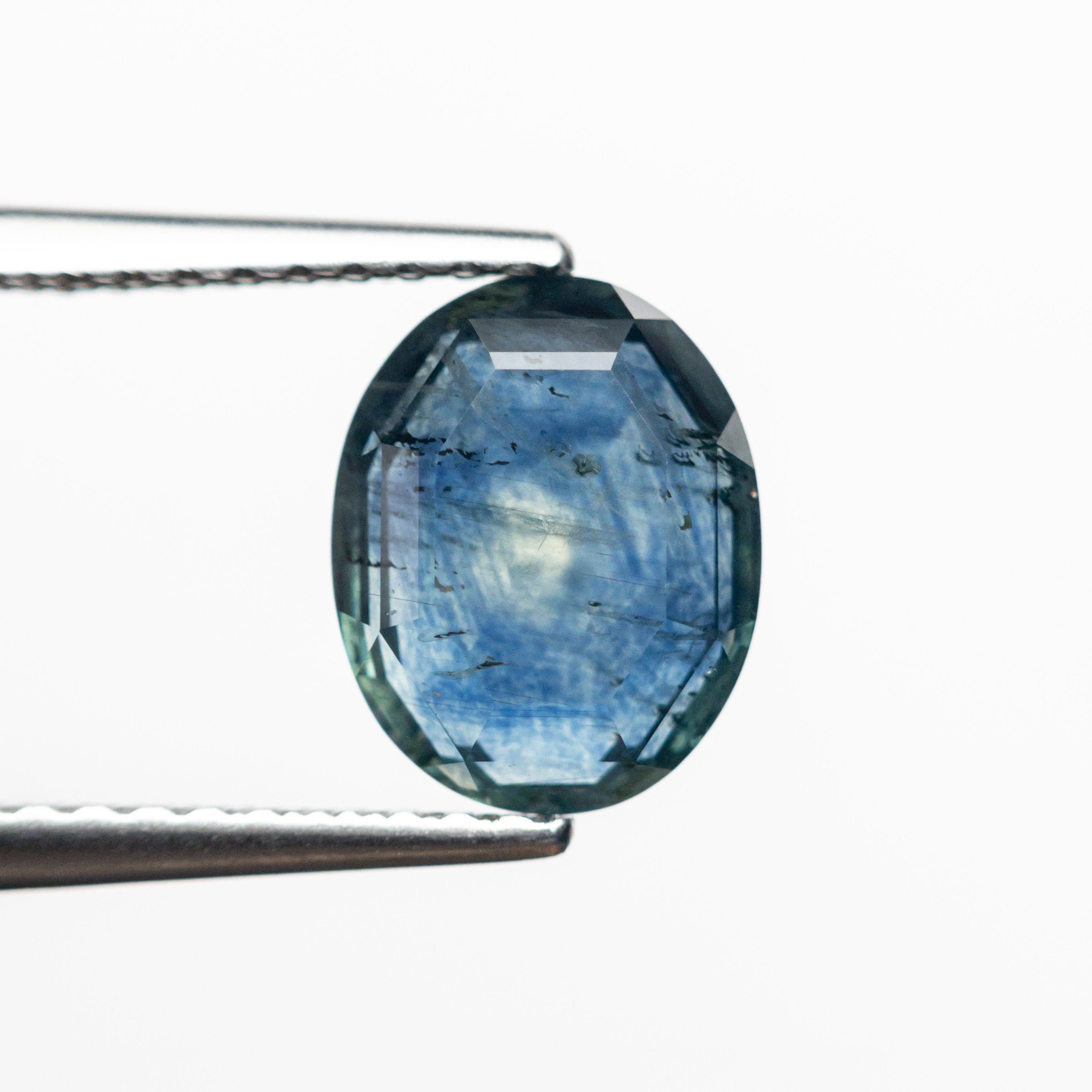 2.07ct Oval Portrait Cut Sapphire - 8.38x6.66x3.24mm Natural Blue Gemstone for Engagement Rings & Fine Jewelry Making