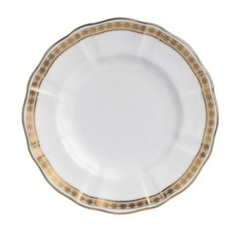Royal Crown Derby Carlton Gold Bread Plate - Elegant Fine China for Afternoon Tea, Dining & Special Occasions