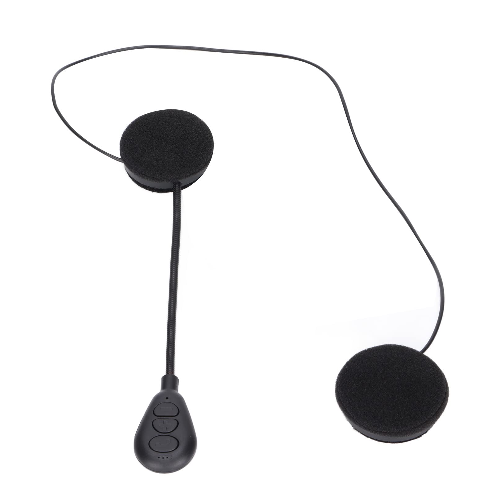 Shanrya Bluetooth 5.0 Wireless Headset - IPX7 Waterproof Stereo Headphones with Auto Pairing, Noise Cancelling for Motorcycle Helmets - Perfect for Outdoor Sports, Cycling, Running & Commuting