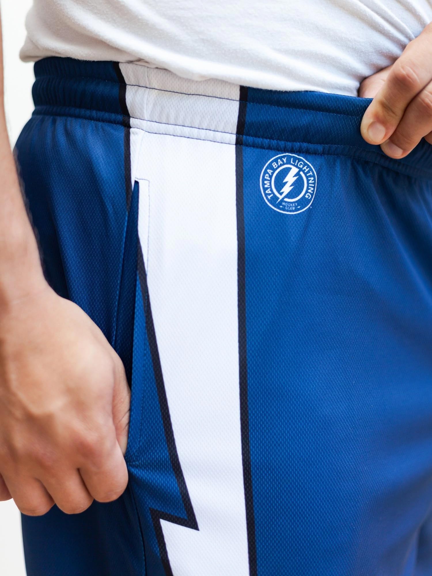 Tampa Bay Lightning NHL Hockey Shorts for Men - Breathable Mesh Sports Shorts for Hockey, Gym & Casual Wear