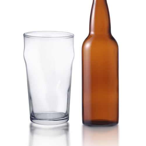 BarConic® 20 oz English Pub Glasses - Set of 6 | Classic Beer, Ale & Lager Drinking Glasses | Perfect for Home Bars, Pubs & Parties