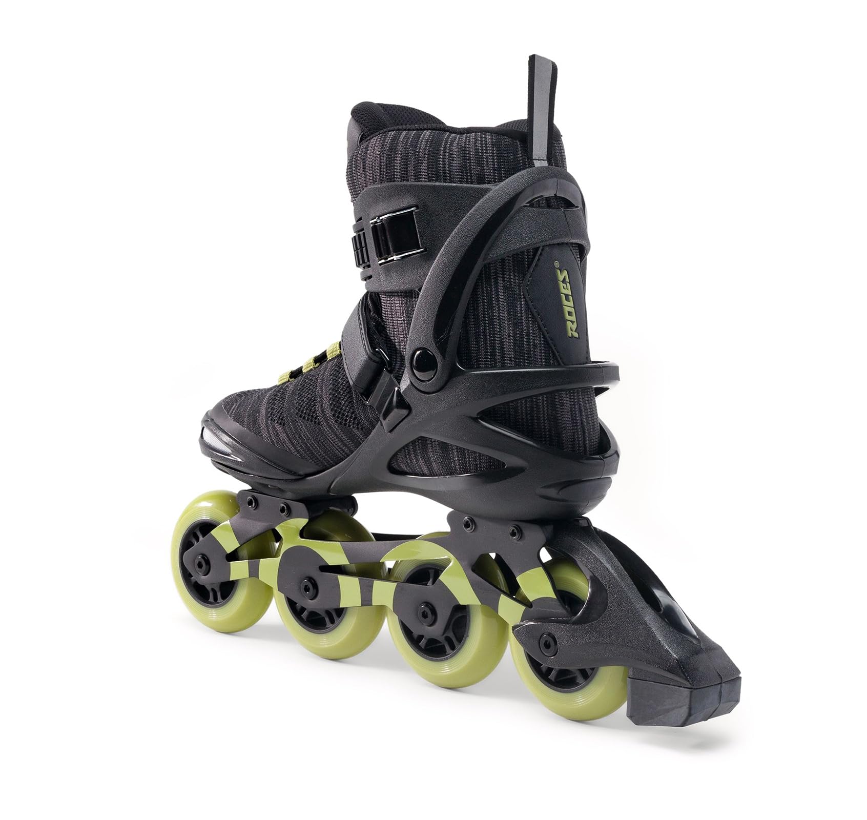 Roces Men's Warp Thread TIF Outdoor Inline Skates - Breathable Fitness Skates with Memory Buckle, Easy Entry Boots & 84mm 82A Wheels | Glass Fiber Reinforced Shell for Comfortable Skating | Perfect for Outdoor Fitness, Recreation & Urban Commuting