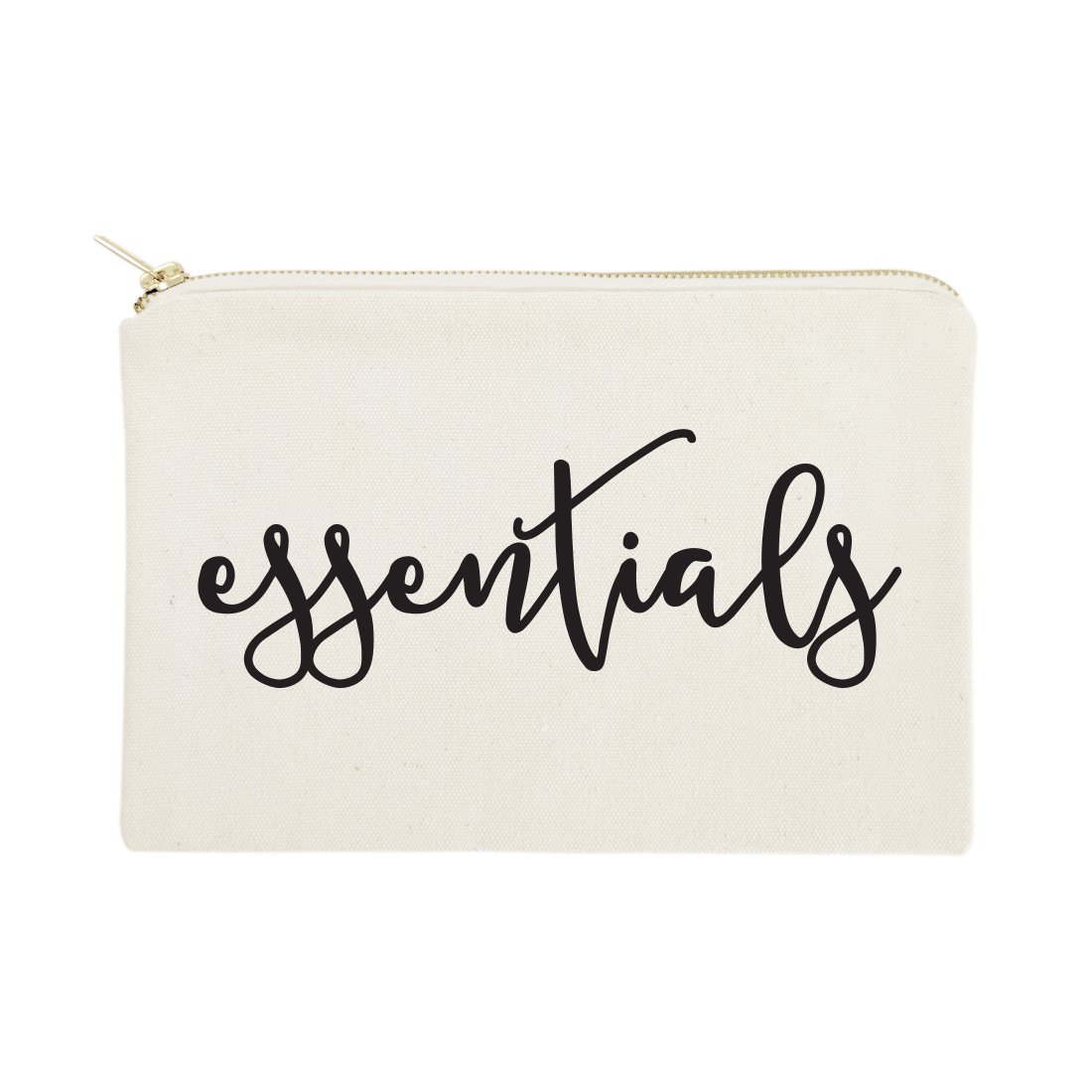 Premium Cotton & Canvas Cosmetic Bag - Waterproof Travel Makeup Pouch for Women | Perfect for Toiletry Organizer, Gym Essentials & Weekend Getaways