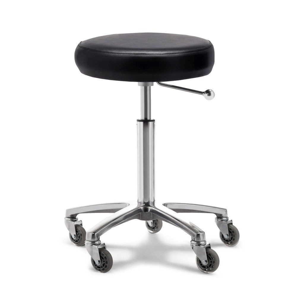 Lanvain® Soft Canada Salon Stool Chair - Adjustable Height Rolling Stool for Hairstylists, Technicians, Doctors & Therapists - Ergonomic Design for Clinics, Salons & Medical Offices | Perfect for Hair Styling, Massage Therapy & Patient Consultations
