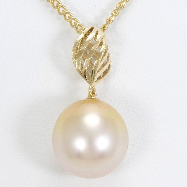 18K Yellow Gold Pearl Necklace for Women - Elegant & Timeless Jewelry Gift for Wedding, Anniversary & Special Occasions